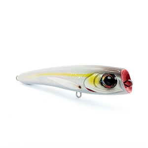 Diving Popper | Dakochan | White-Knight One - baitballerfish